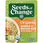 Seeds of Change Organic Rice Brown & Quinoa with Garlic