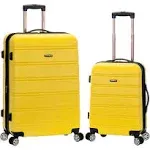 Rockland Melbourne 2 Piece Hardside Spinner Luggage Set