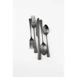 Cambridge Silversmiths Cerys Satin 20 Piece Flatware Set - Black