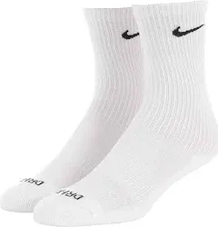 Nike Everyday Plus Cushioned Training Crew Socks (3 Pair) BLACK M