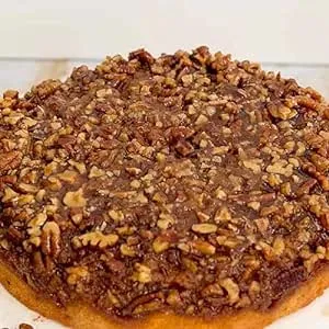 Andy Anand Sugar-Free Pecan Cake 9" 2 lbs - Handcrafted, All-Natural Ingredients, No Preservatives - Luxurious Gift Boxed Decadent Dessert, Perfect for Celebrations