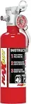 1 lb. Dry Chemical Car Fire Extinguisher - Red | UL Listed, Compact & Rechargeable | Class B:C Fire Safety for Cars, Boats, RVs, Trucks, UTVs and Off-Road | Includes Mounting Bracket