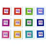 Colorations Stamper-Perfect Washable Stamp Pads - Set of 12