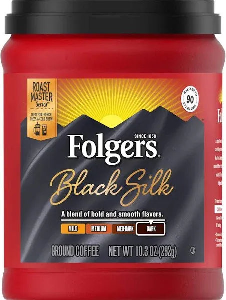 Folgers Ground Coffee Black Silk