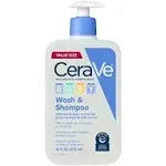 CeraVe Baby Gentle Bath Wash and Shampoo - 16 fl oz