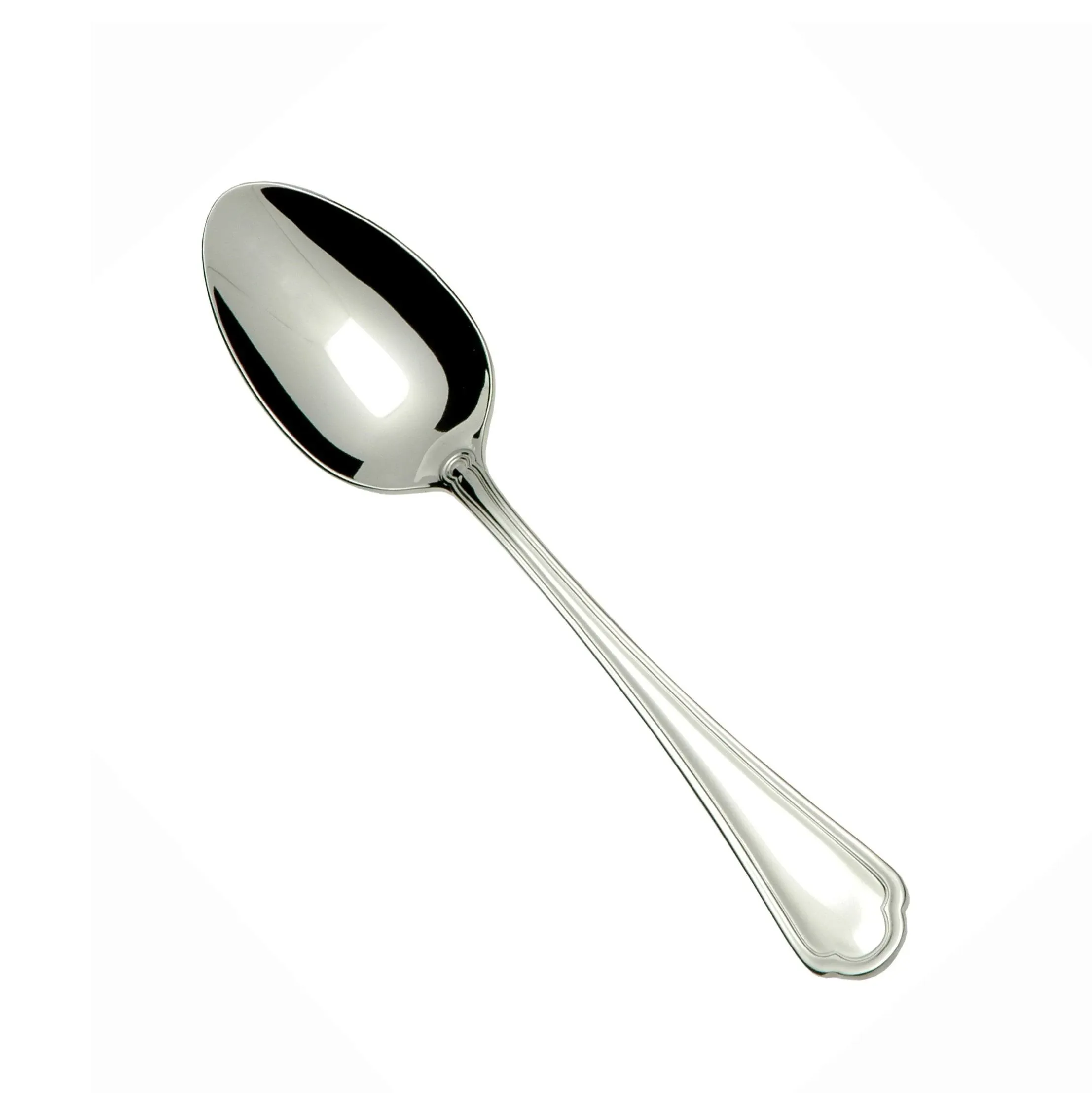 Fortessa 1.5.110.00.001 Medici 8 1/16" 18/10 Stainless Steel Extra Heavy Weight Dinner Spoon - 12/Case