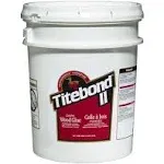 Titebond II Dark Wood Glue Brown, Interior/Exterior Wood Adhesive (Actual Net Contents: 640-fl oz)