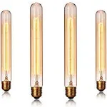 E26/e27 Base T10/t30 Tubular Vintage Edison Light Bulbs 25w T185 110v Dimmable T