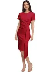 Maggy London Women's Gathered Office Sheath Dress