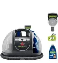 Bissell Little Green Pet Deluxe Portable Carpet Cleaner, 3353, Gray/Blue