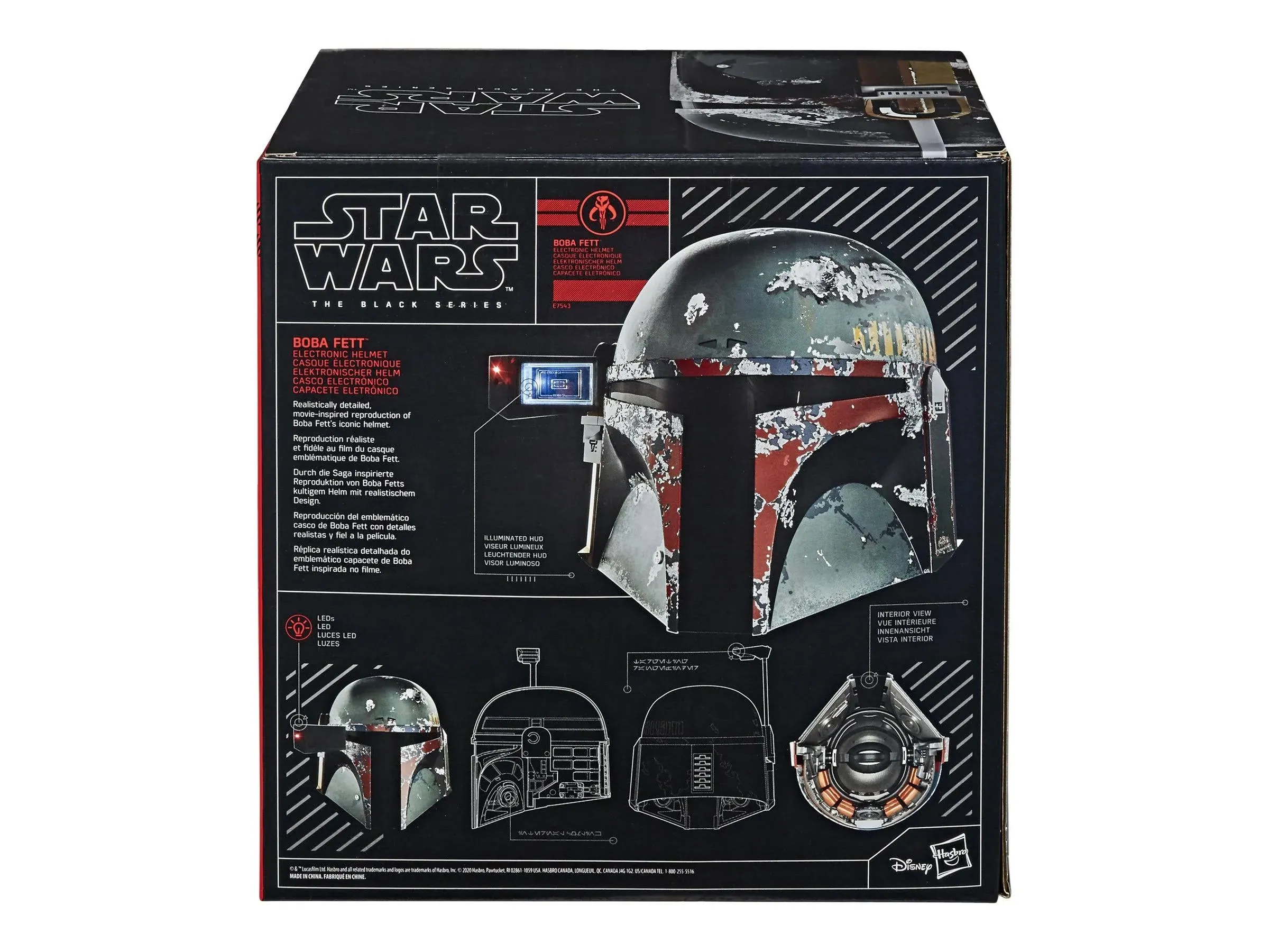 Star Wars - The Black Series Boba Fett Premium Electronic Helmet - Multi