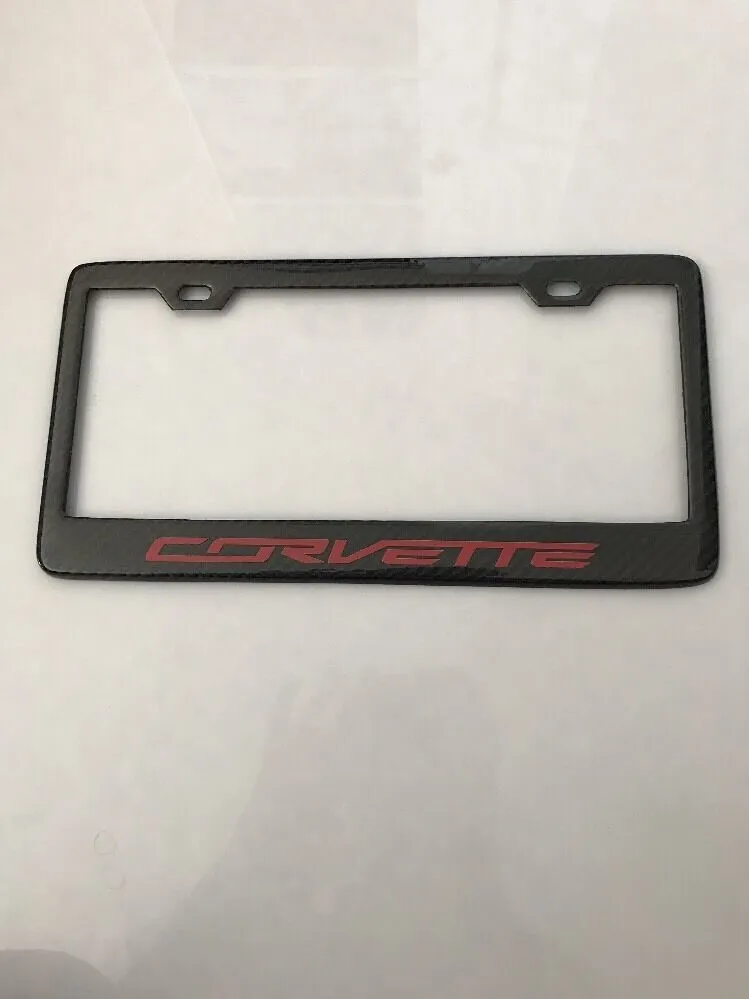 C7 Corvette West Coast Corvette Z51 License Plate Frame - Carbon Fiber