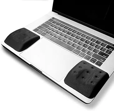 WavePads by PostureUp – Original Two Pack Adjustable Wrist Rests for Laptop and Keyboard Ergonomic Memory Foam Laptop Wrist Pads for Wrist Pain & Carpal Tunnel Relief, Memory Foam Wrist Support Pad