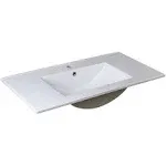 Fresca Torino 36" White Integrated Sink / Countertop