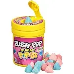 Push Pop Pop-Its 8 Count Gummy Fruity Candy - Valentines Candy with Fun, Portable Containers - Fruity Delicious Flavors - Valentines Party Favors &