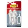 Command Cord Bundlers, Gray, Damage Free Organizing, 2 Cord Bundlers and 3 Command Strips 17304-ES