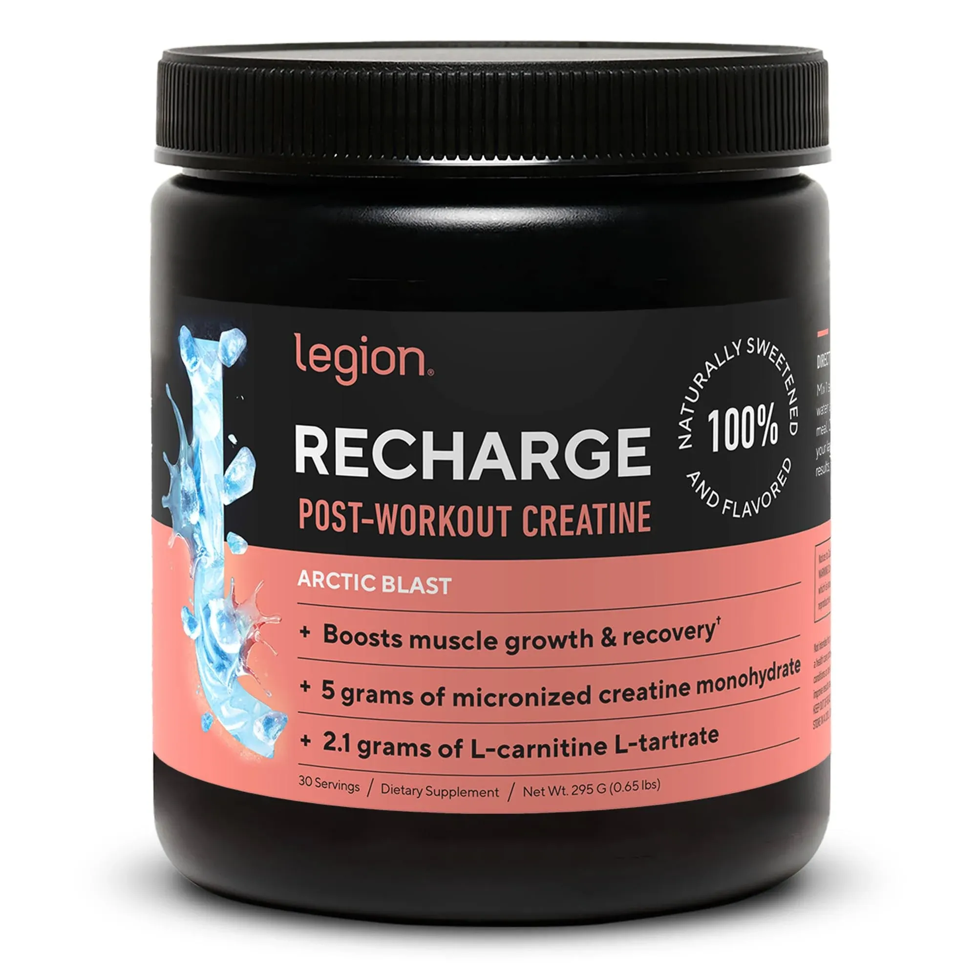 Legion Recharge Post-Workout with Creatine | Arctic Blast | 30 Servings