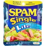 Spam Single Lite, 2.5 Ounce Pouch (Pack of 24)