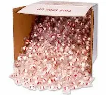 Red Bird Soft Peppermint Candy Puff Mints Bulk, Individually Wrapped in Clear Wr