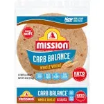 Mission Carb Balance Fajita Whole Wheat Tortillas (8 oz)