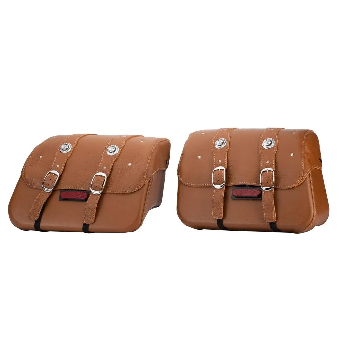 Indian Motorcycle Genuine Leather Saddlebags, Pair