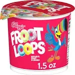 Froot Loops Breakfast Cereal - Single Serve Cup - 1.5oz - Kellogg's