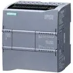 Siemens 6ES7 212-1AE40-0XB0 SIMATIC S7-1200, CPU 1212C, COMPACT CPU, DC/DC/DC, ONBOARD I/O: 8 DI 24V DC; 6 DO 24 V DC; 2 AI 0-10V DC, POWER SUPPLY: DC 20.4-28.8 V DC, PROGRAM/DATA MEMORY: 75 KB