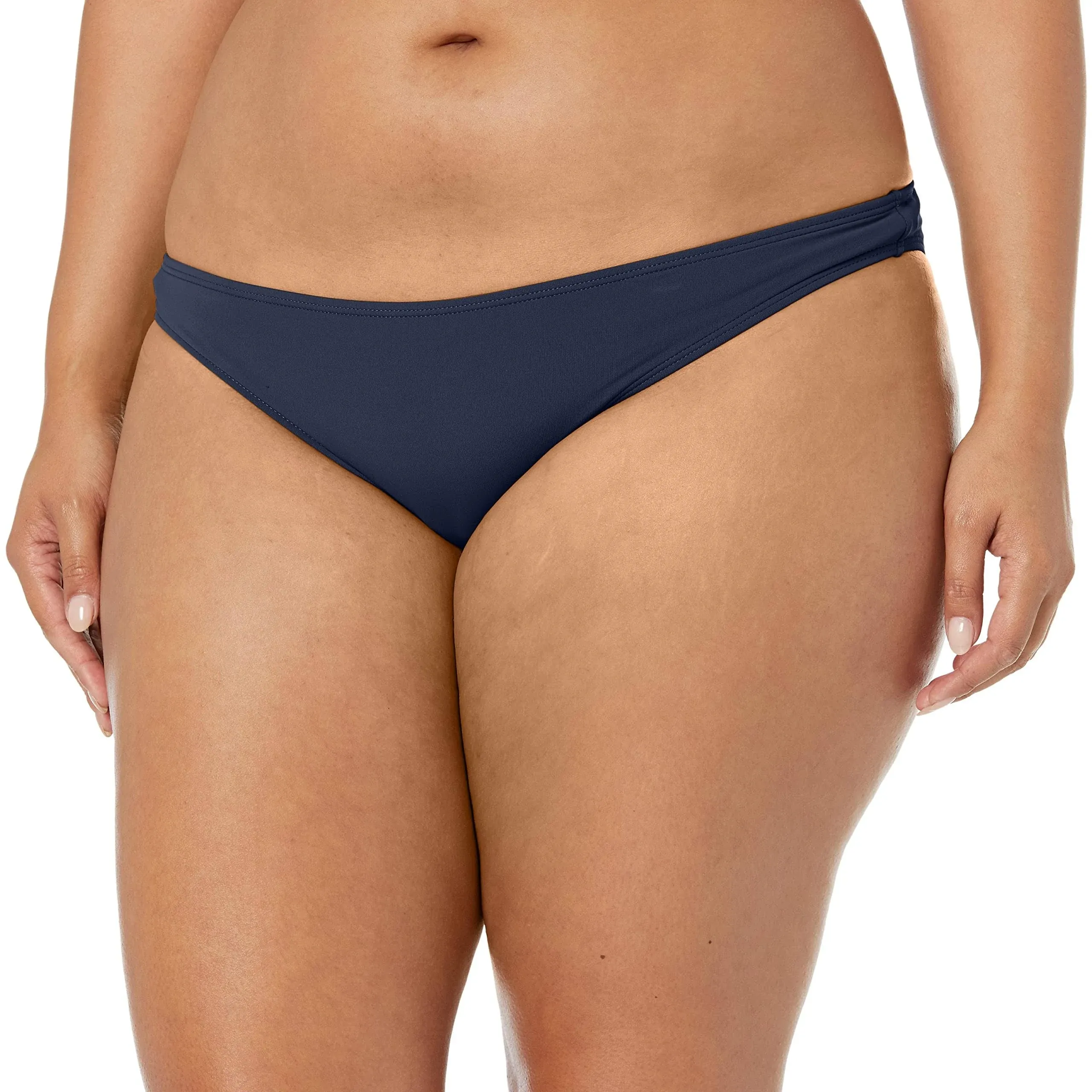 NEW Roxy SD Beach Classics Moderate Bikini Bottom Blue Size Large NWT