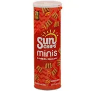 SunChips Whole Grain Snacks, Garden Salsa Flavored, Minis 3.75 oz