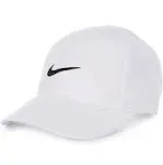 Nike Boy&#x27;s Strapback Hat White Size 4-7 Embroidered Swoosh Logo Cotton