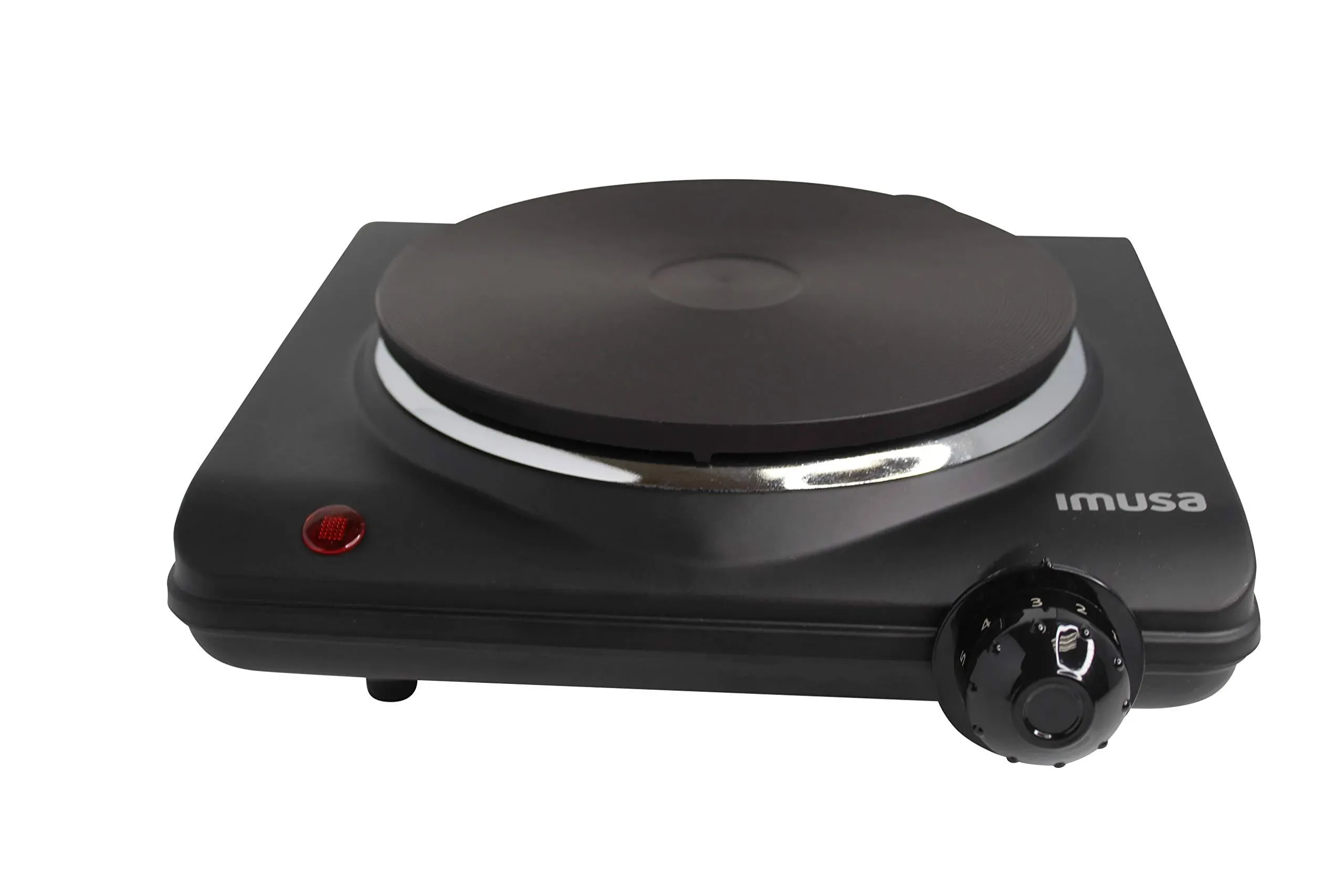 Imusa GAU-80315US 1200 Watt Electric Single Hot Plate / BrandsMart USA