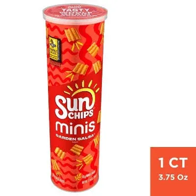 Sun Chips Minis Whole Grain Snacks, Garden Salsa (3.75 oz)