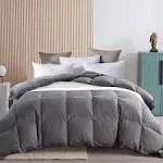 Feather Down Comforter King Size - All Season Duvet Insert King