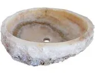 Eden Bath EB_S029JO-P 20'' Gray/ Cream Stone Specialty Vessel Bathroom Sink