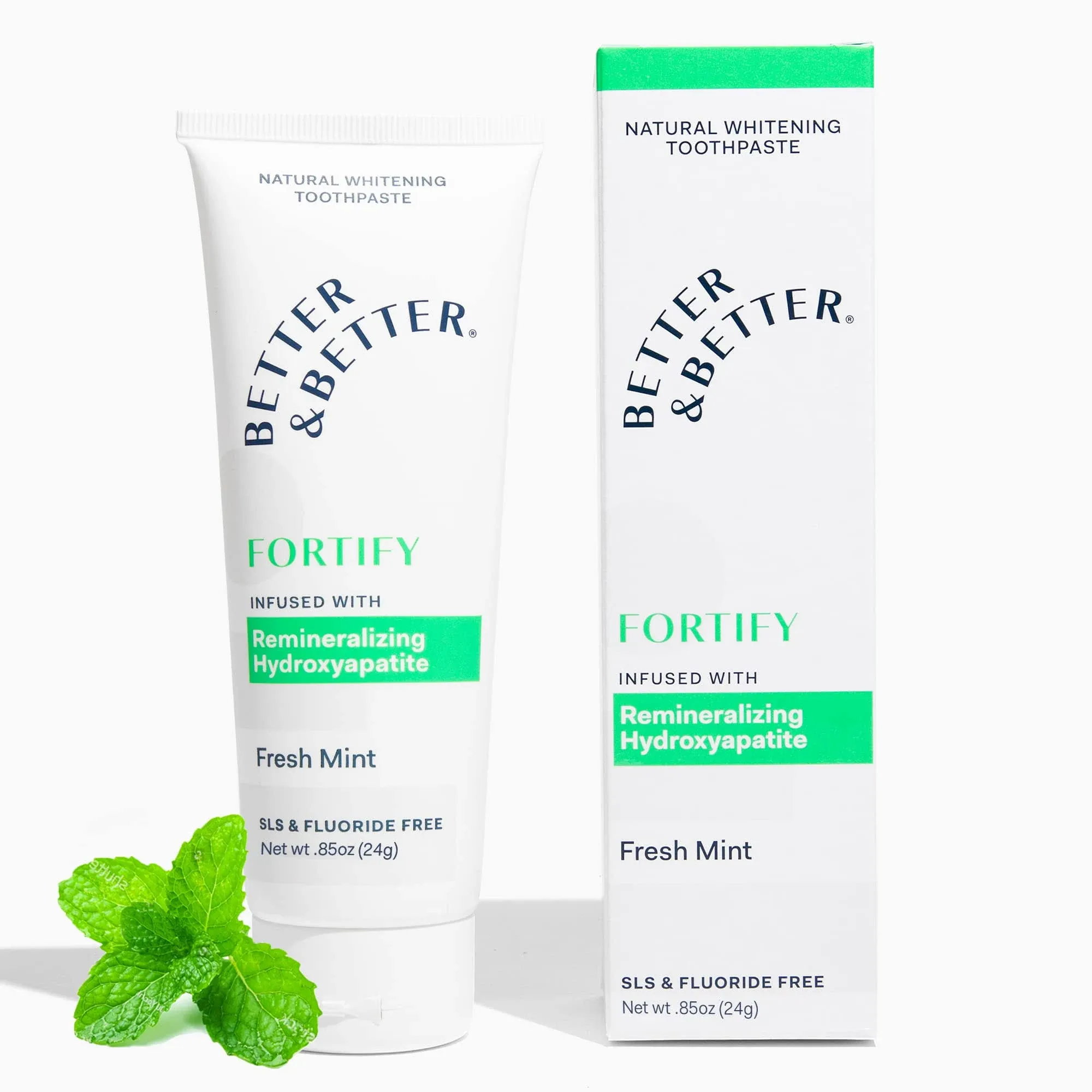 Fortify Better & Better Toothpaste in Fresh Mint 0.85oz New in Box