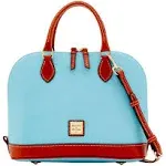 Dooney & Bourke Pebble Grain Zip Zip Satchel - Caribbean - One Size