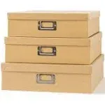 Soul & Lane Decorative Storage Boxes with Lids (Set of 3)