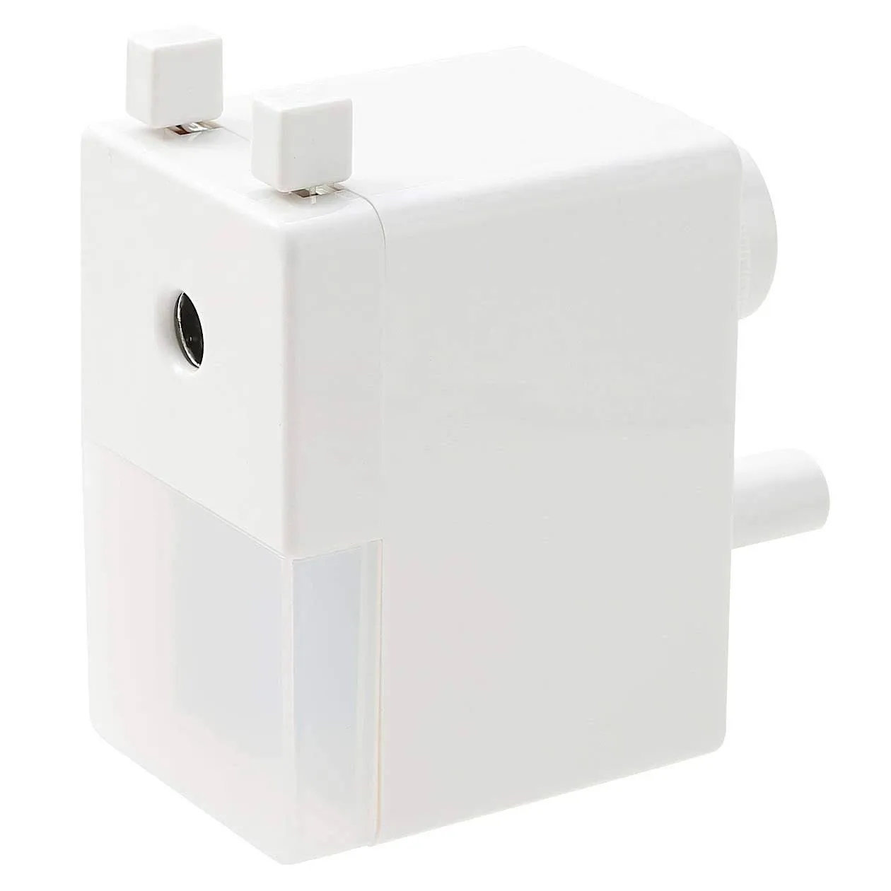 MUJI Manual Pencil Sharpener W55 x H103 x D106mm Made in Japan White Simple