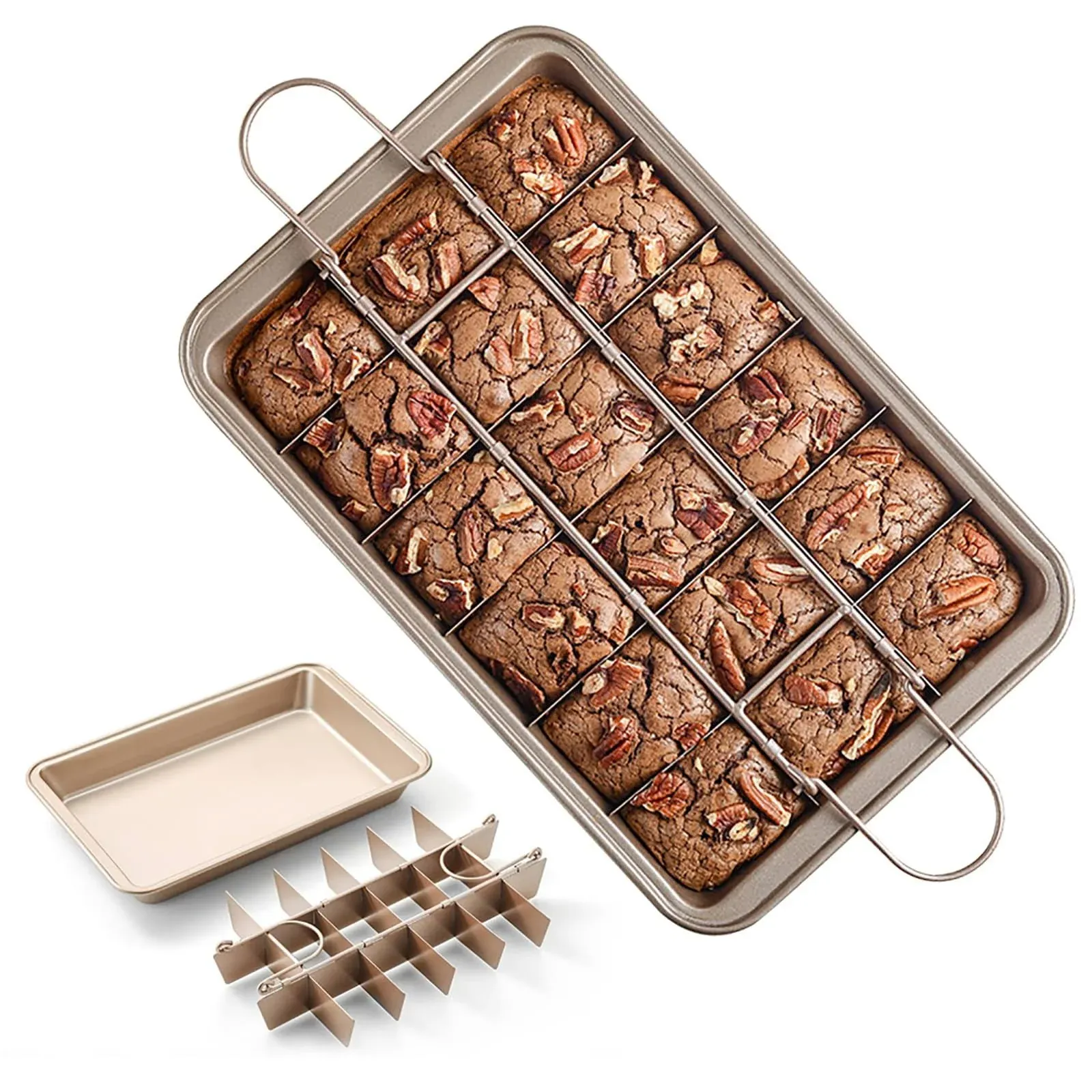 Brownie Pan with Dividers