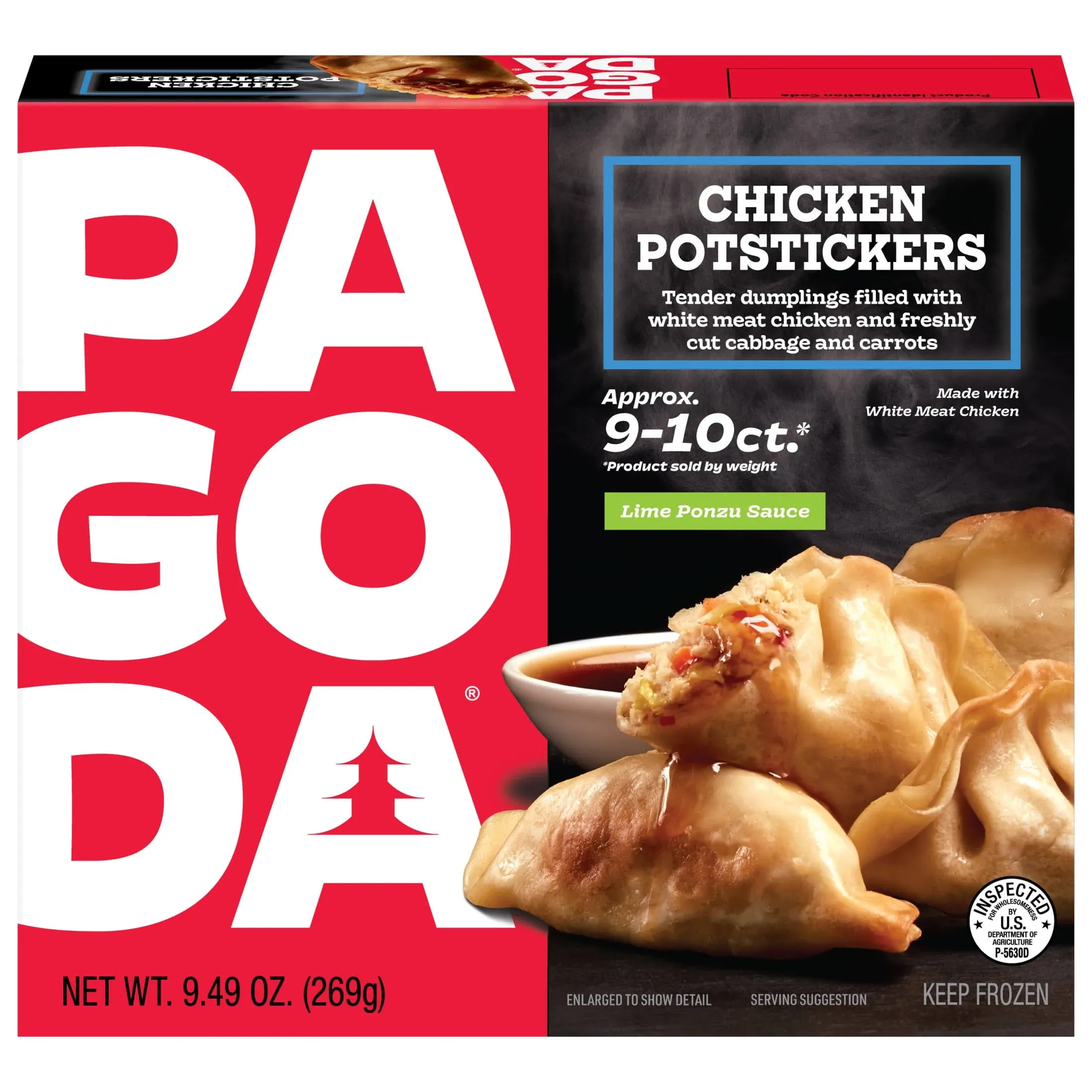 Pagoda Potstickers, Chicken - 9.49 oz