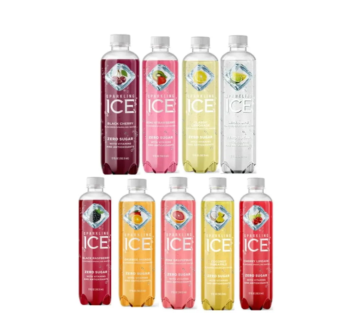 Sparkling Ice Flavored Water with Different Flavors 17 fl oz, 9 count