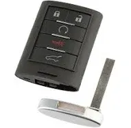 Car Key Fob Keyless Entry Remote fits Cadillac Srx 2010 2011 2012 2013 2014 2015