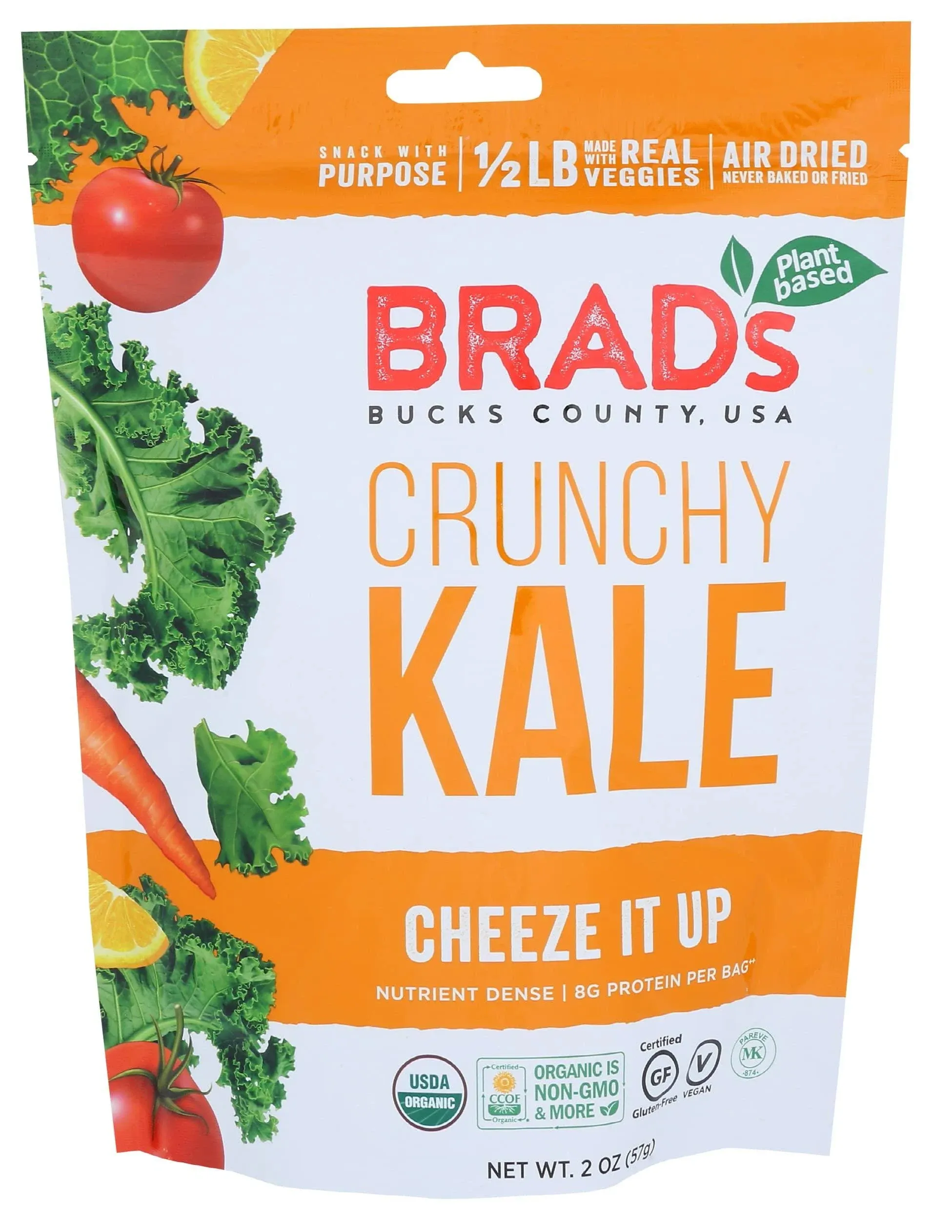 Brad's Plant Based Crunchy Kale Cheeze It Up (2 oz)