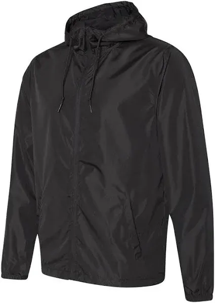 Independent Trading Co Lightweight Windbreaker Full-Zip Jacket Adult