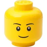 LEGO Large Boy Storage Head Yellow