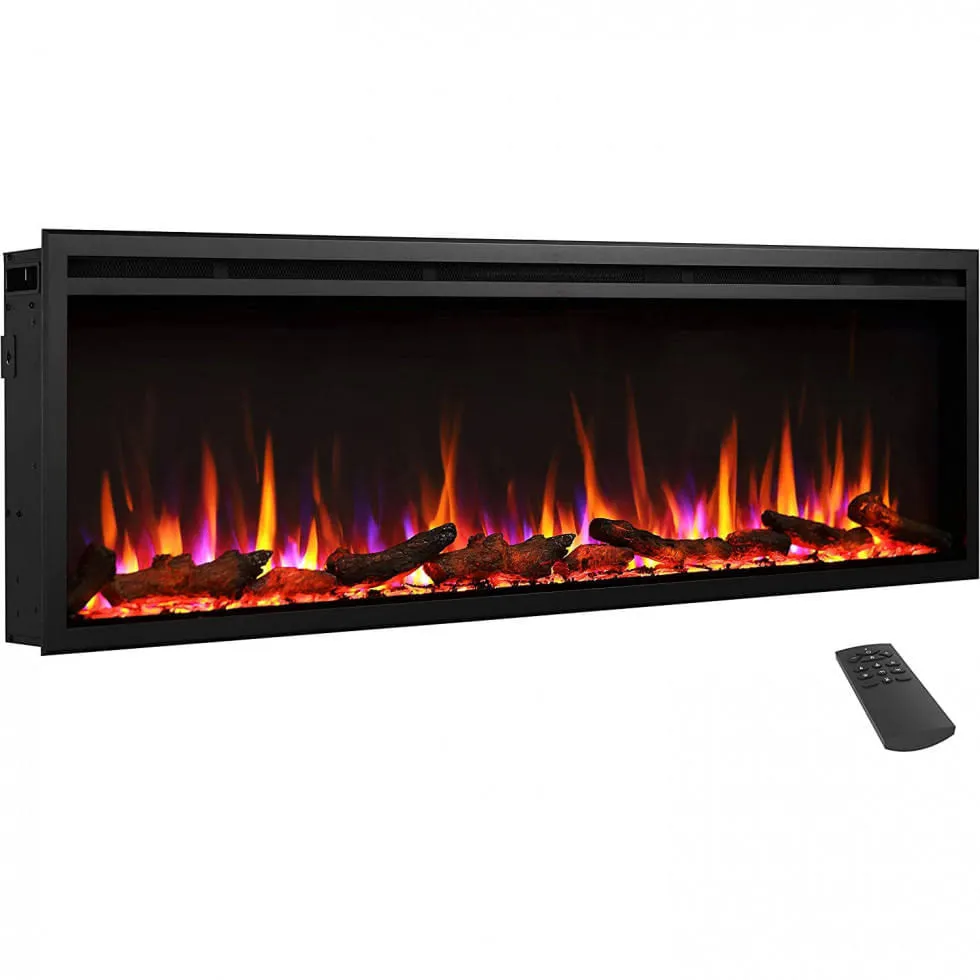 LegendFlame Austin in Wall Recessed & Wall Mounted Electric Fireplace (60")