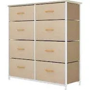 YITAHOME 8 Drawers Fabric Dresser Storage Tower Unit Organizer Unit for Living Room & Closets