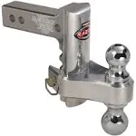 Trimax TRZ6AL-RP Razor 6" Aluminum Adjust Hitch-Dual Ball