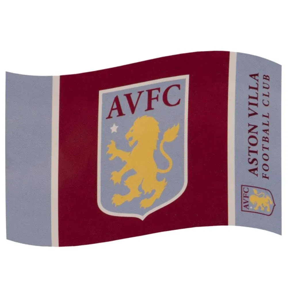 Aston Villa 5 x 3 Stripe Flag - Authentic EPL