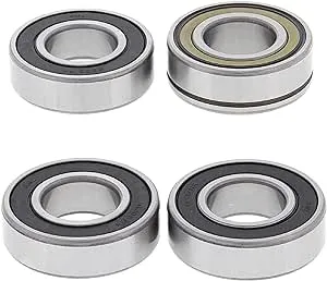 All Balls Racing 25-1692 Rear Wheel Bearing Kit Compatible with/Replacement for Harley-Davidson Street Bike FLHTK Electra Glide Ultra Limited Shrine 2015-2016, FLHTK CVO 2014